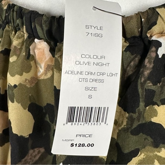 French Connection Adeline Dream Off Shoulder Mini Tunic Dress Size Small NWT - Picture 11 of 13